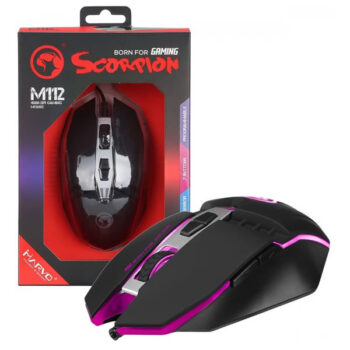 Marvo Scorpion M112 USB 7 Colour LED Black