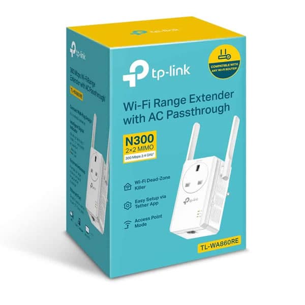 TP-LINK 300Mbps Wall-Plug Wifi Range Extender - DTec Computers