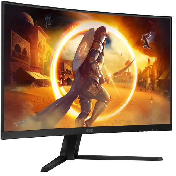 AOC 31.5" Monitor Curved 180Hz 1440p