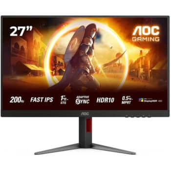 Alternative view of AOC 27" 200Hz G Monitor IPS
