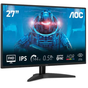 Alternative view of AOC 27" 144Hz Monitor IPS
