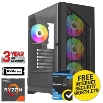 Dtec Entry Level GamerRyzen 5 16GB 500GB RTX5050