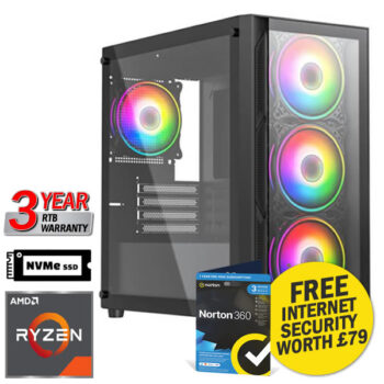 Dtec Entry Level Gamer Ryzen 3 16GB 500GB RTX5050