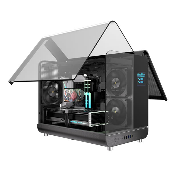 Powercool Aviator Black Gaming Case - Image 2