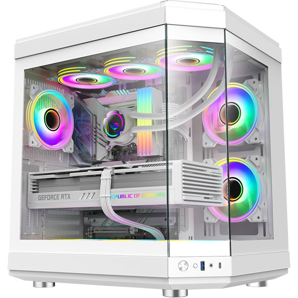 Gamemax Hype White Gaming Case