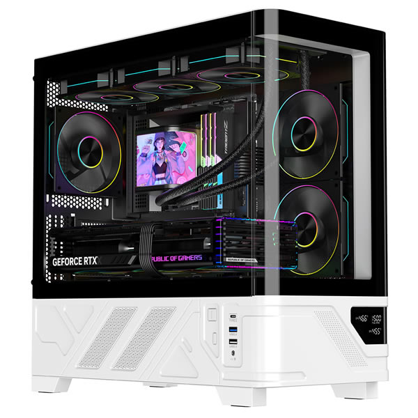 Powercool Arctic White Gaming Case