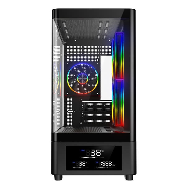 Powercool Gravity Black Gaming Case - Image 2
