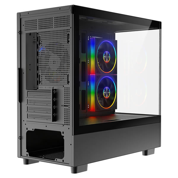 Powercool Gravity Black Gaming Case - Image 4