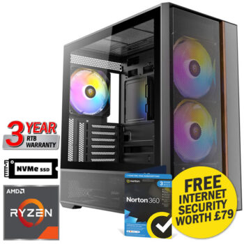 Flux Gaming PC Ryzen 5 32GB 2TB RTX 5070