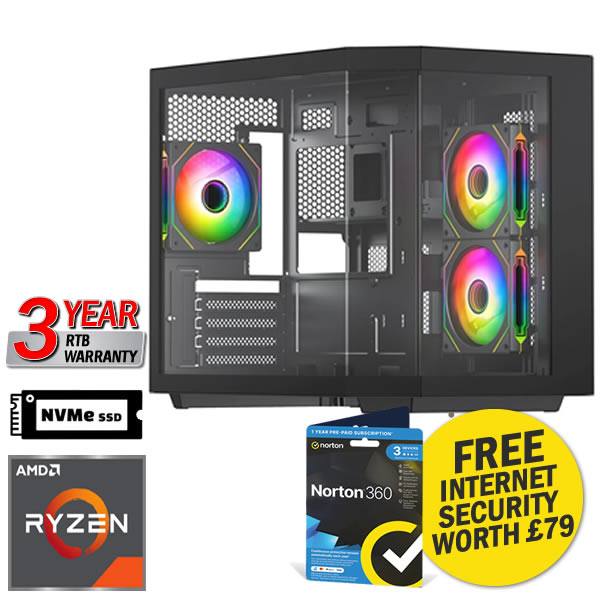 Edge Gaming PC Ryzen 5 32GB 1TB RX9070 XT - Image 2