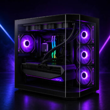 Alternative view of Edge Gaming PC Ryzen 5 32GB 1TB RX9070 XT