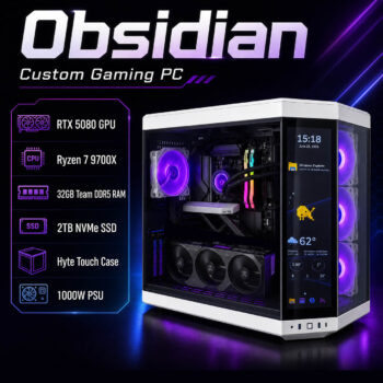 Obsidian Gaming PC Ryzen 7 32GB 2TB RTX 5080