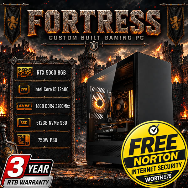 Fortress Gaming PC i5 16GB 512GB RTX 5060
