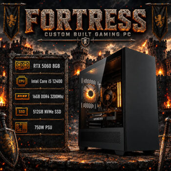 Alternative view of Fortress Gaming PC i5 16GB 512GB RTX 5060