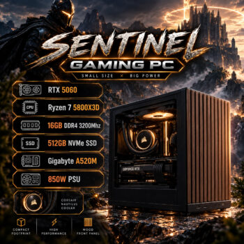 Sentinel Gaming PC Ryzen 7 16GB 1TB RTX 5060